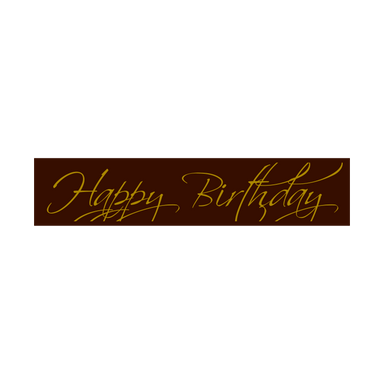 "Happy Birthday" Rectangle - Savory Gourmet
