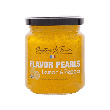 Lemon & Pepper Flavor Pearls - Savory Gourmet