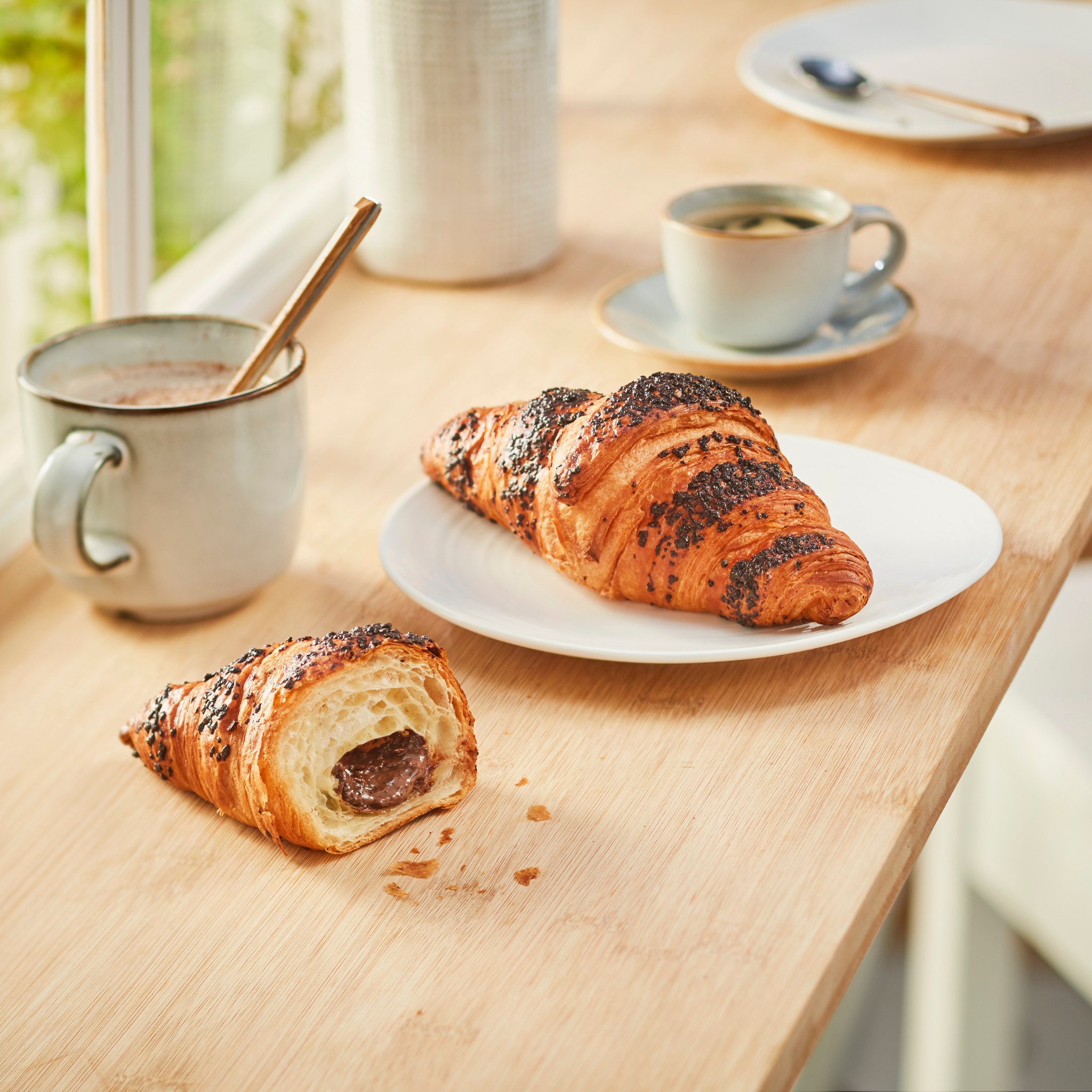 Large Hazelnut Chocolate Croissant