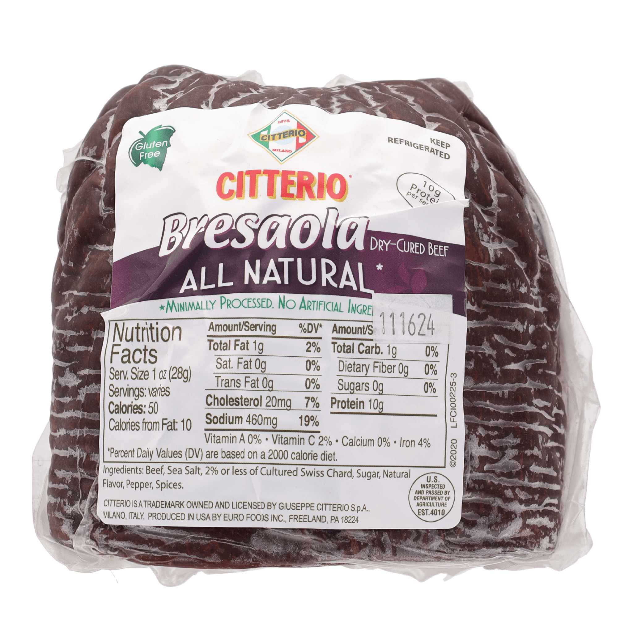 Bresaola Dry Cured Beef Whole Piece