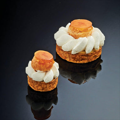Small Round (Neutral) Mille Feuille 1.89 in - Savory Gourmet