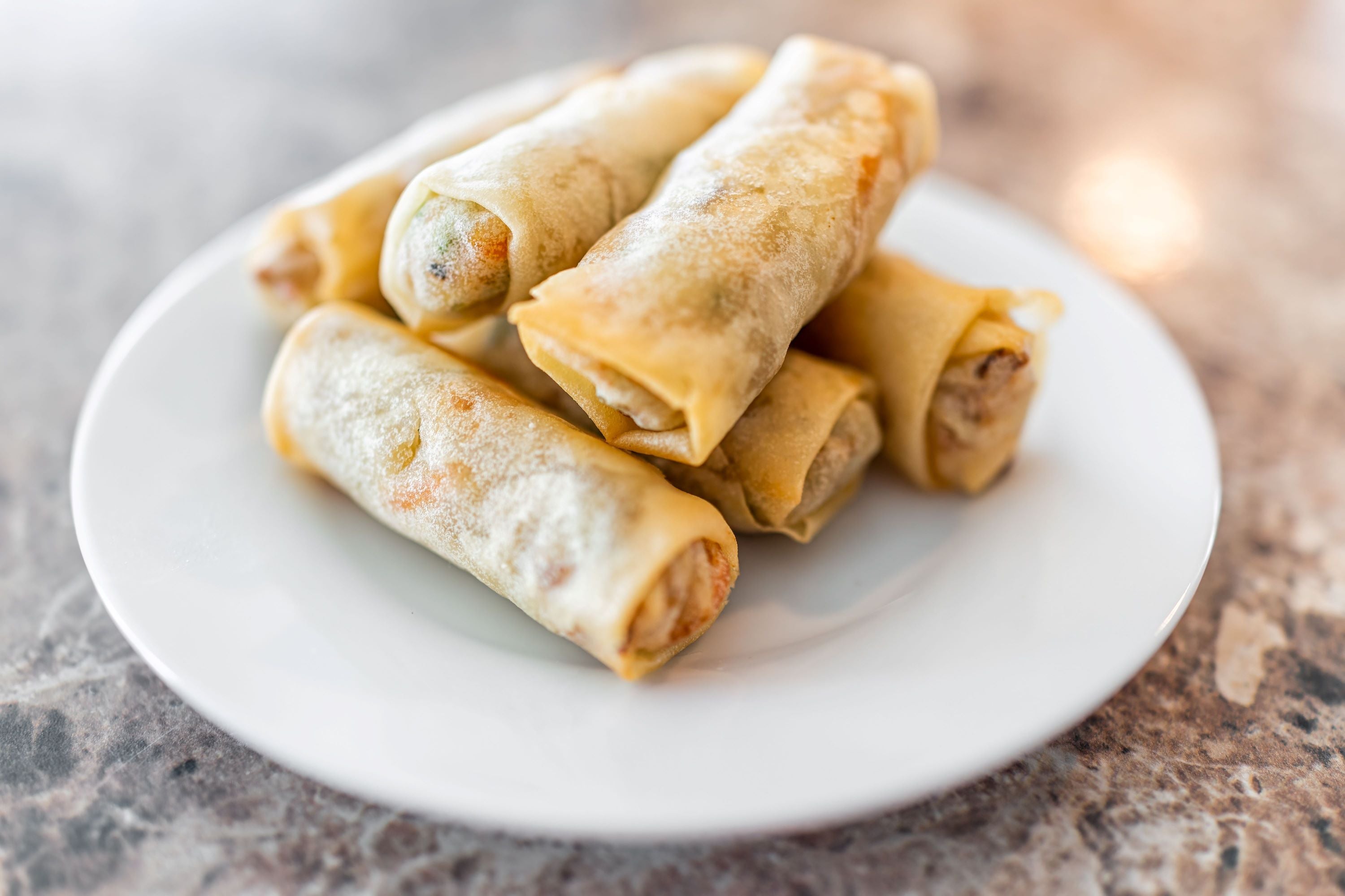 Pastrami & Whole Grain Mustard Spring Roll