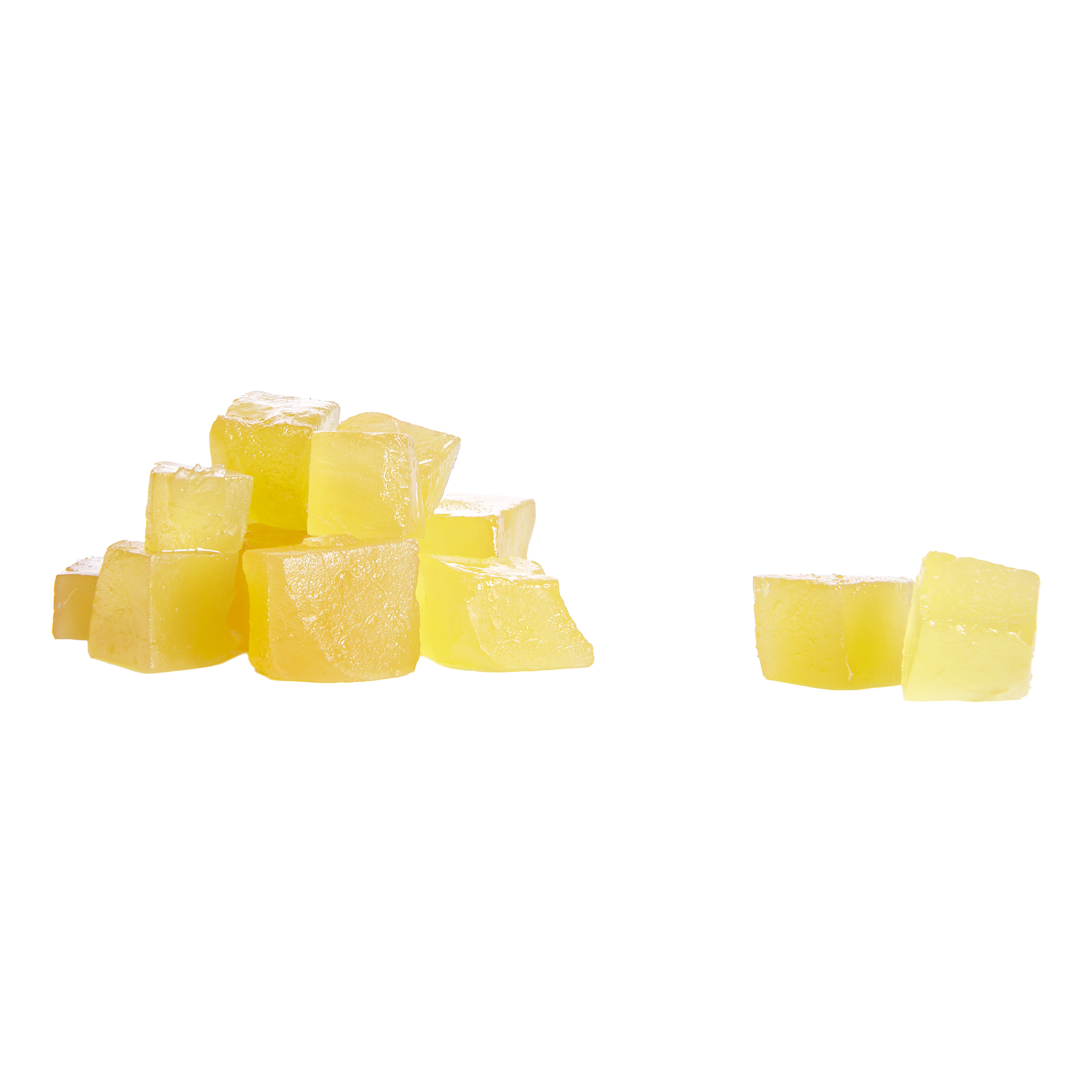 Candied Diamante Citron in Cubes 10x10mm