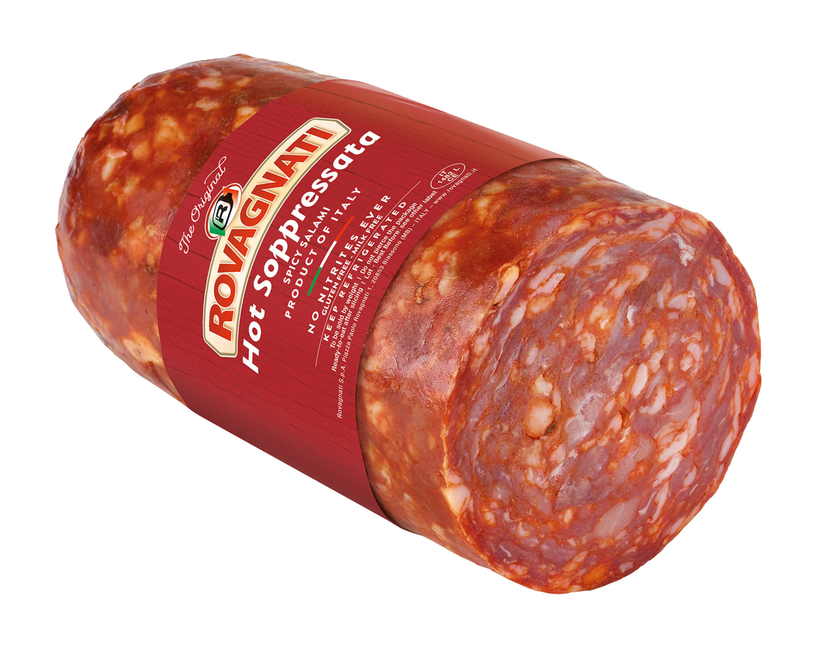 Hot Soppressata Spicy Salami Italy 3.3 lbs