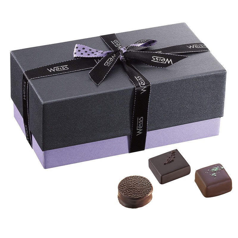 WEISS Ballotins Purple/Grey Gift Box 125g (1120904) 15/cs*