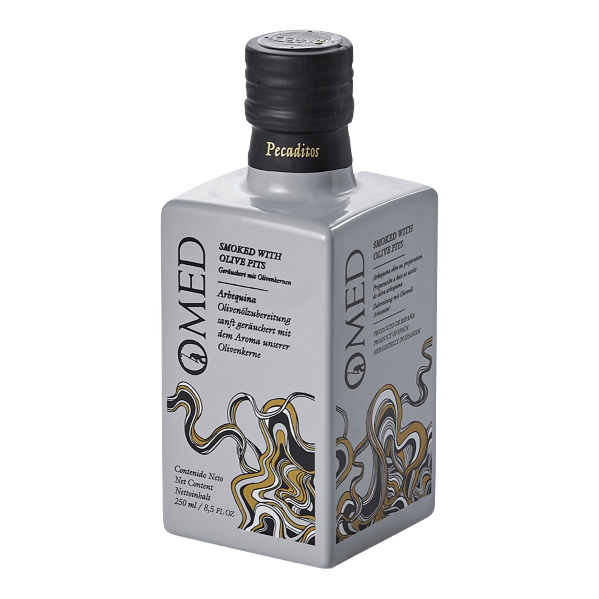 Smoked Arbequina Olive Oil with Olive Pits