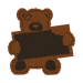 Bear Cub Engravable Card - Savory Gourmet