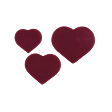 Raspberry Love Hearts - 3 sizes - Savory Gourmet