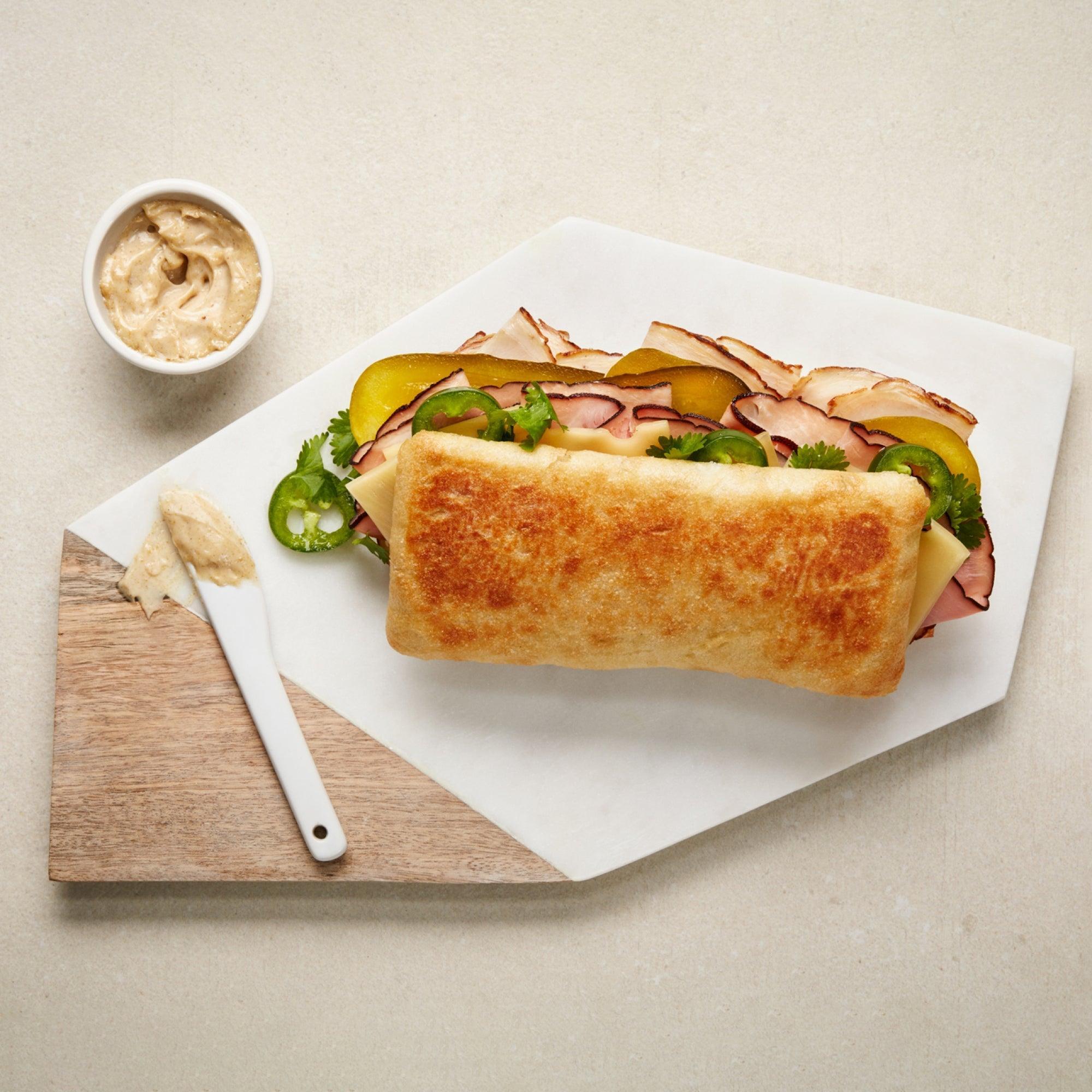 Ciabatta Thin Sandwich Bun (Panini) - Savory Gourmet
