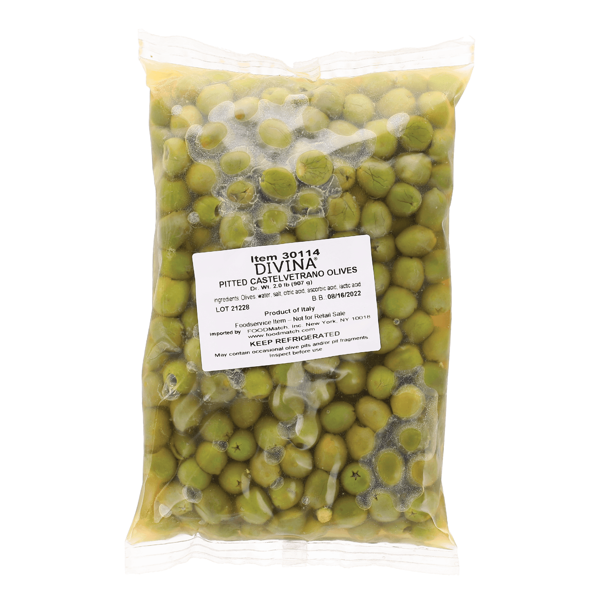 Castelvetrano Olives Fresh Pitted - Savory Gourmet