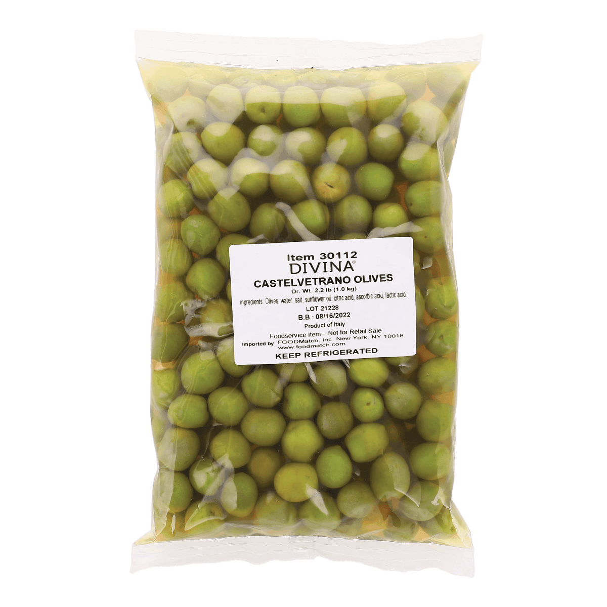 Castelvetrano Olives Whole — Savory Gourmet