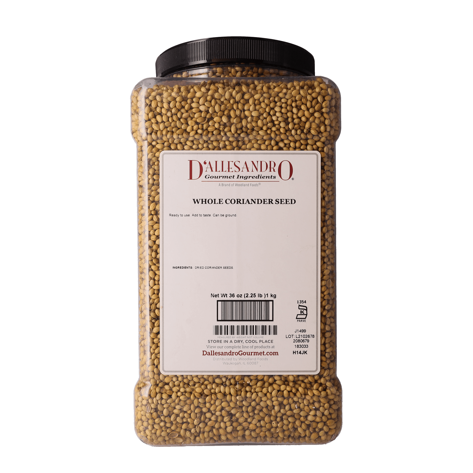 Coriander Seed Whole - Savory Gourmet