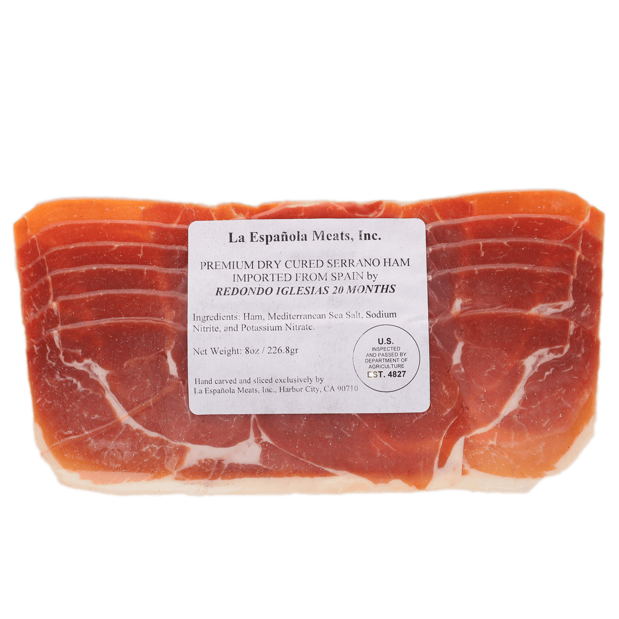 Serrano Sliced Ham - Savory Gourmet