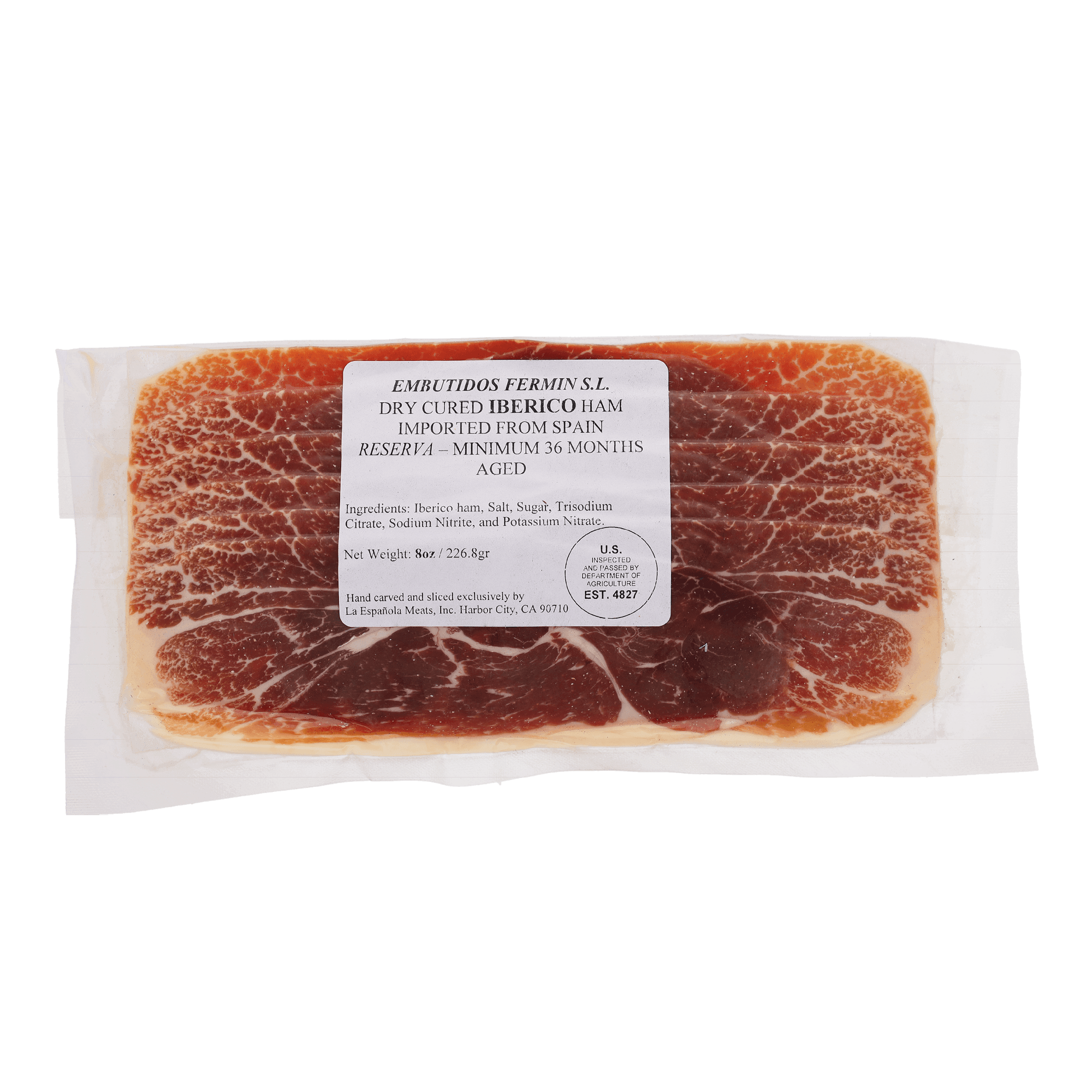 Ibérico Bellota Ham 36 Months Sliced - Savory Gourmet
