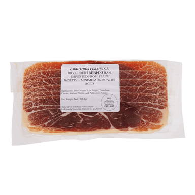 Ibérico Bellota Ham 36 Months Sliced - Savory Gourmet