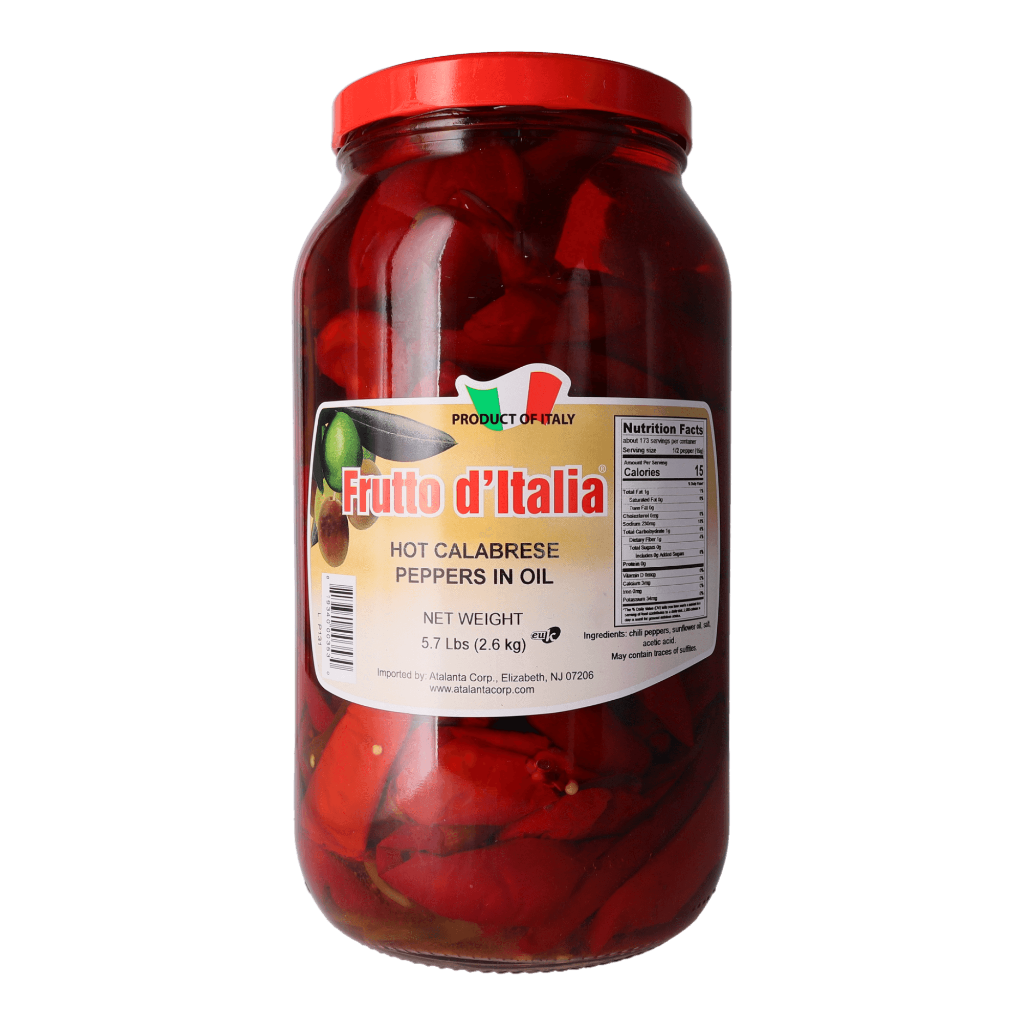 Calabria Peppers Whole - Savory Gourmet