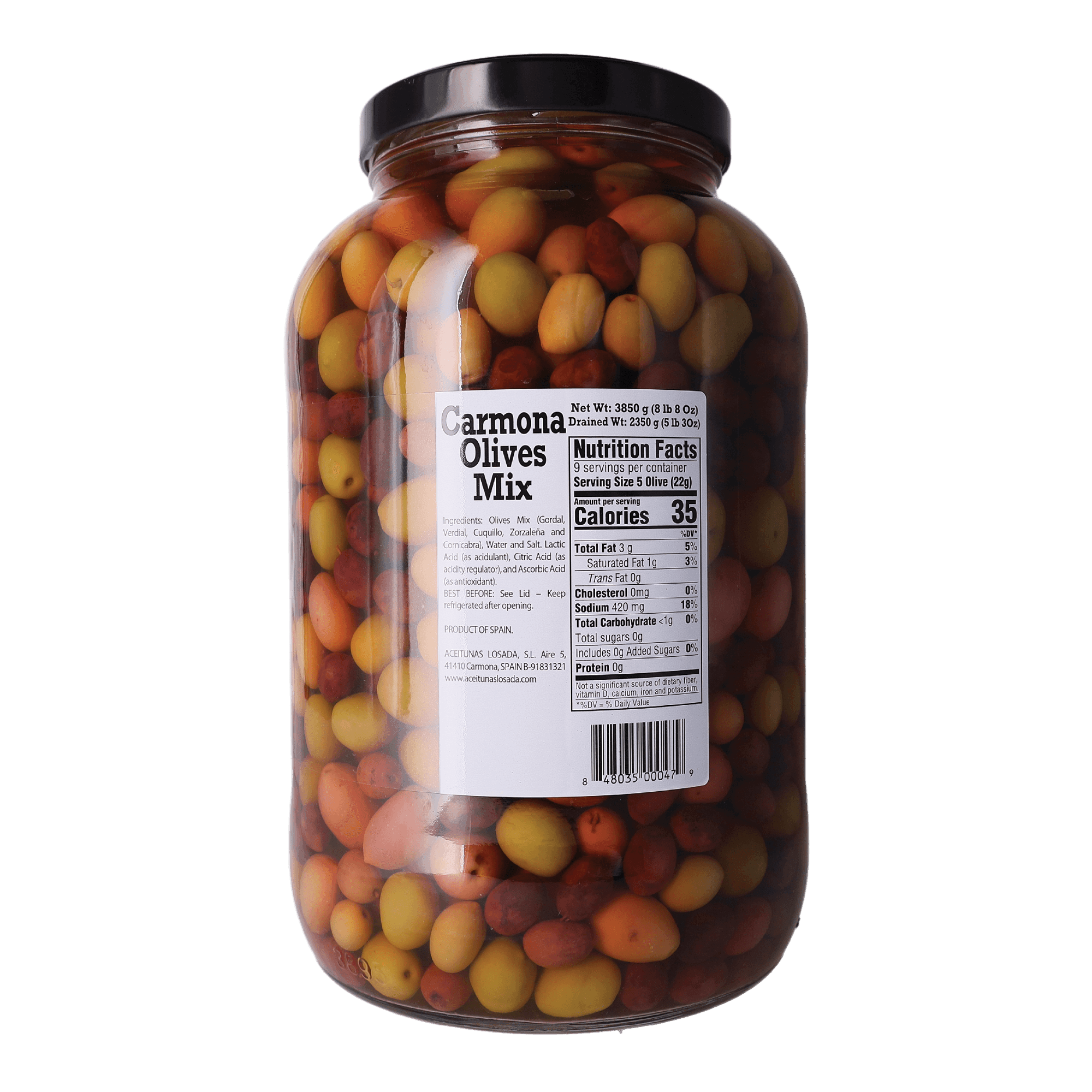 Carmona Olives Mix Whole - Savory Gourmet