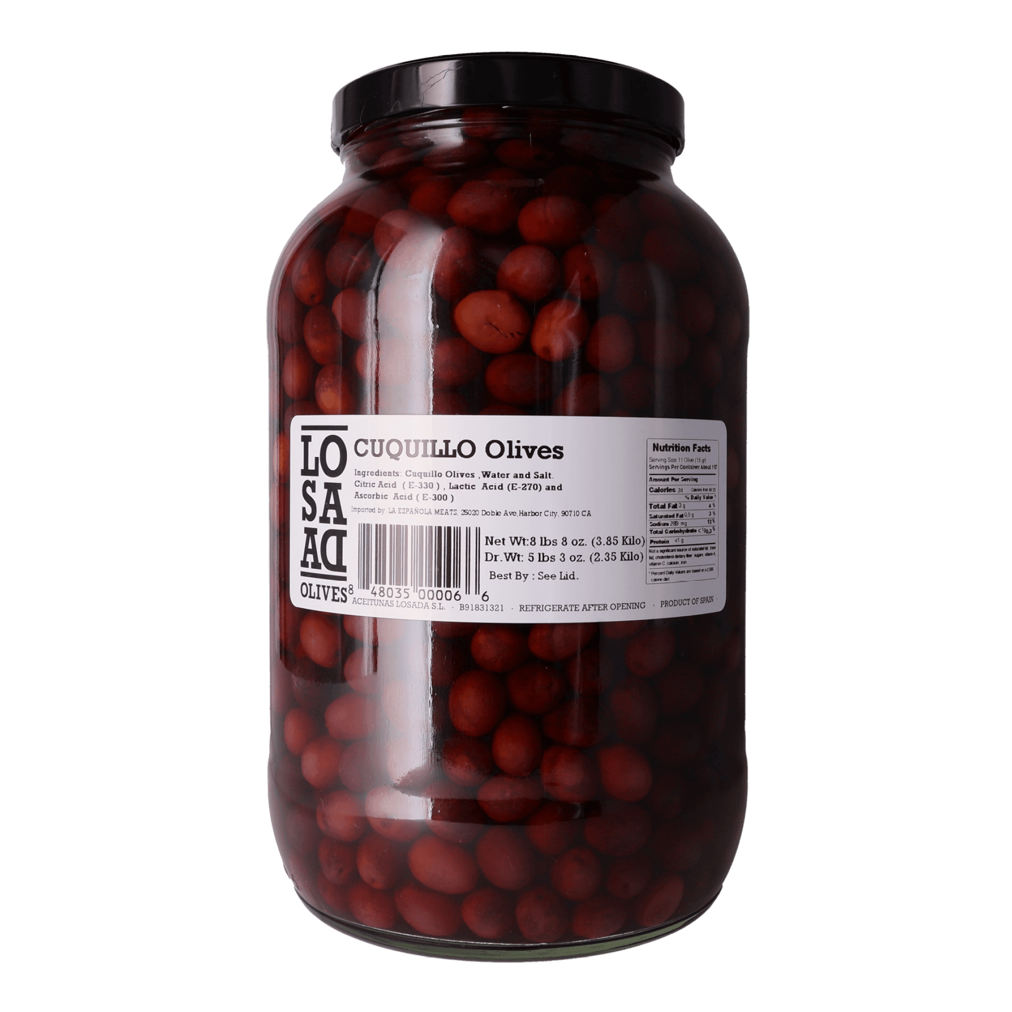Natural Cuquillo Olives - Savory Gourmet