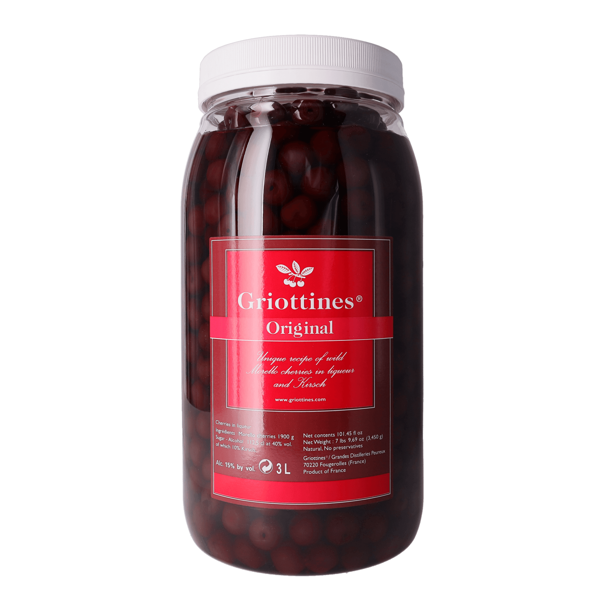 Morello Cherries in Liqueur & Kirsch 15% abv Bucket - Savory Gourmet