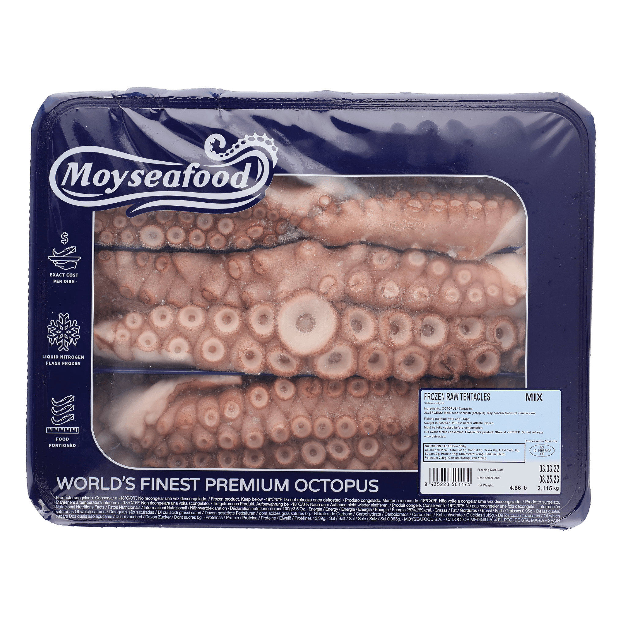 Premium Large Raw Octopus Tentacles - Savory Gourmet