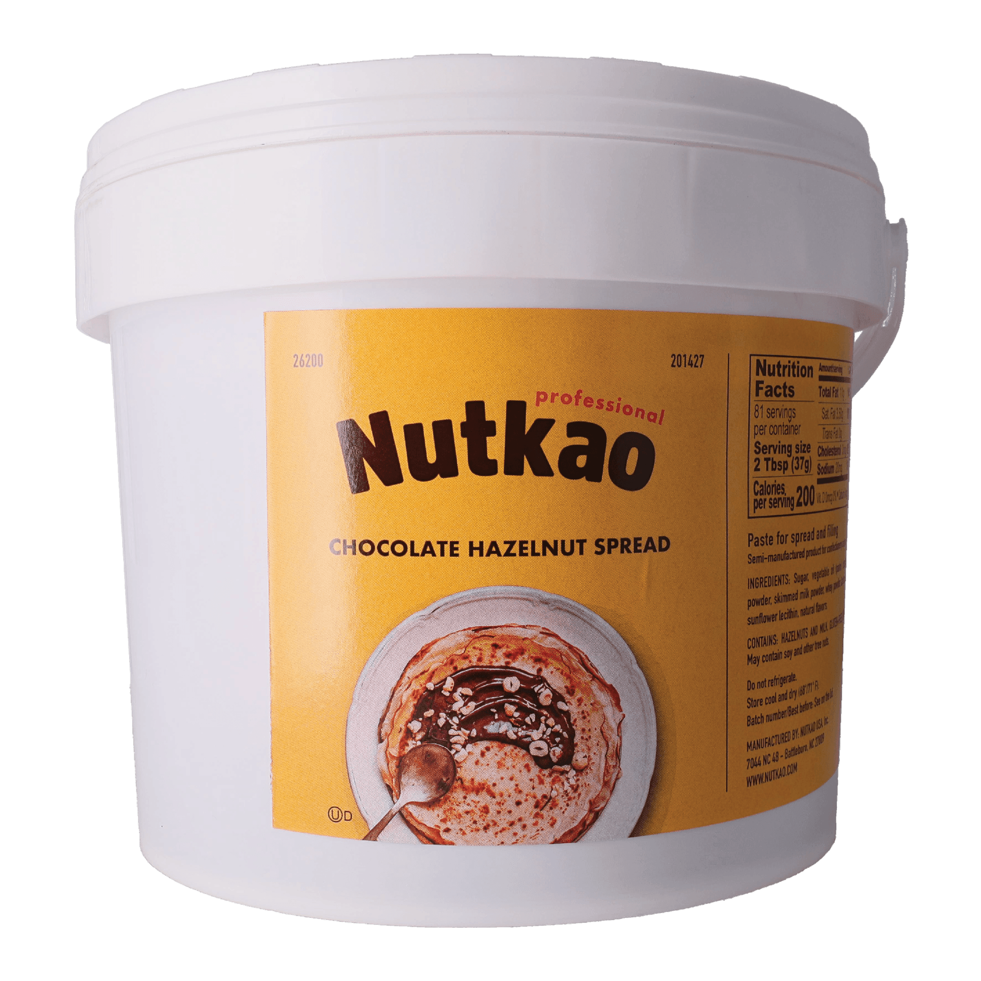 Nutella - Hazelnut Spread with Skim Milk and Cocoa, 2.2 lbs (1kg)-Plastic