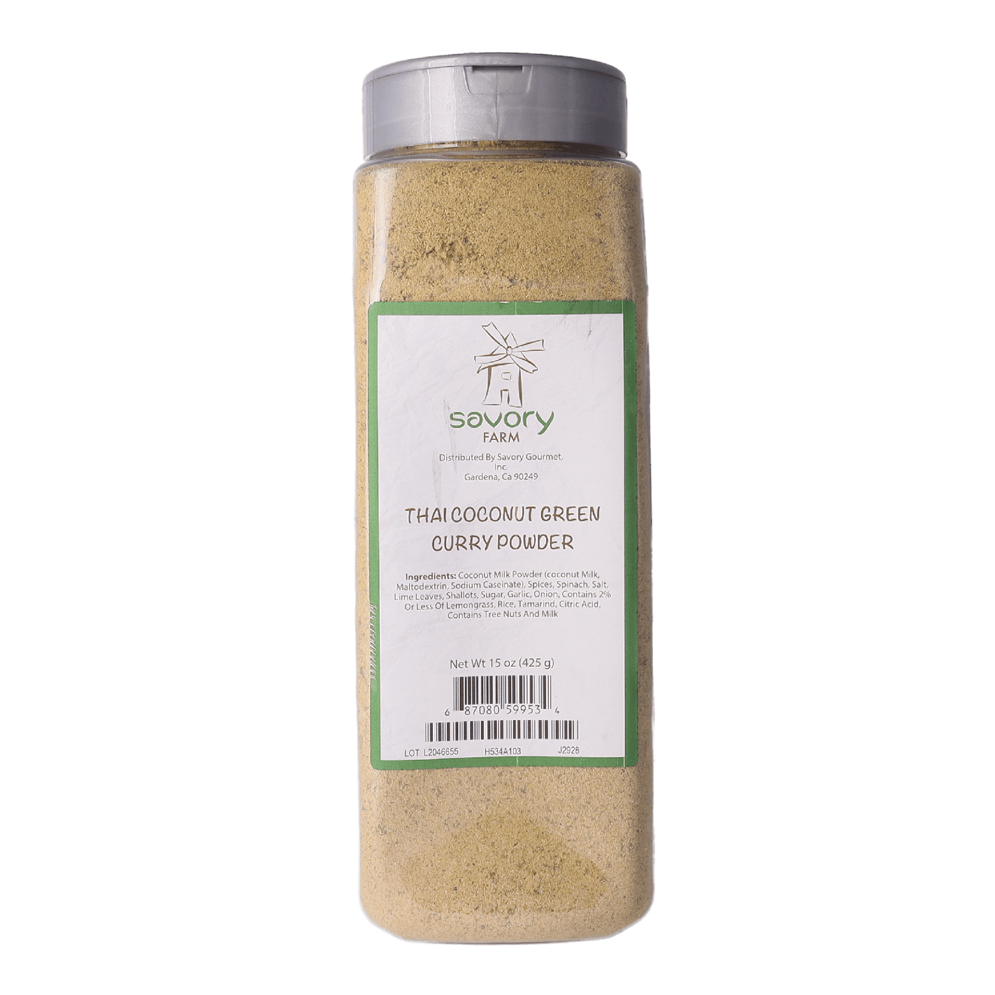 Green Curry Thai Coconut Powder - Savory Gourmet