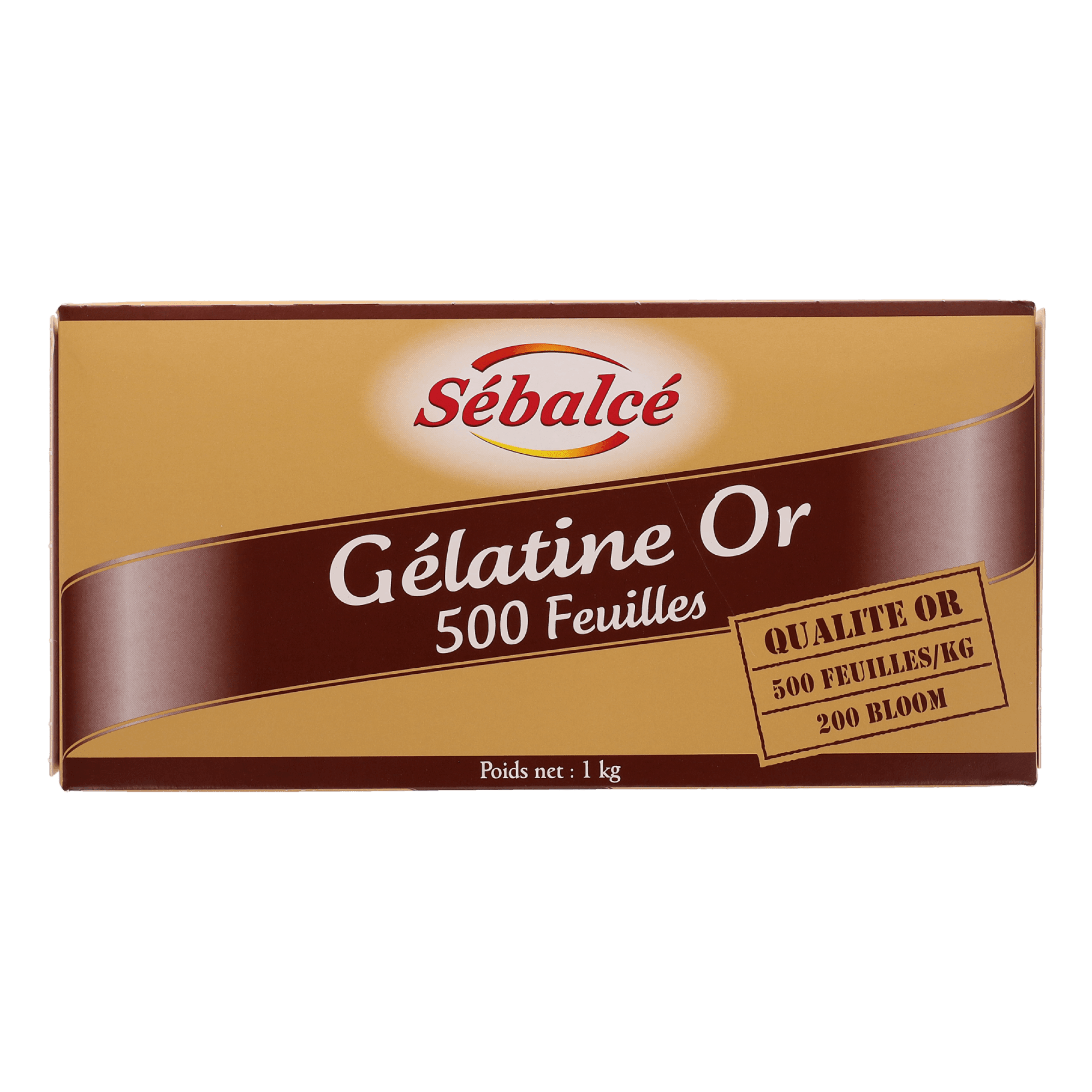 Gold Gelatin Sheet 500ct - Savory Gourmet